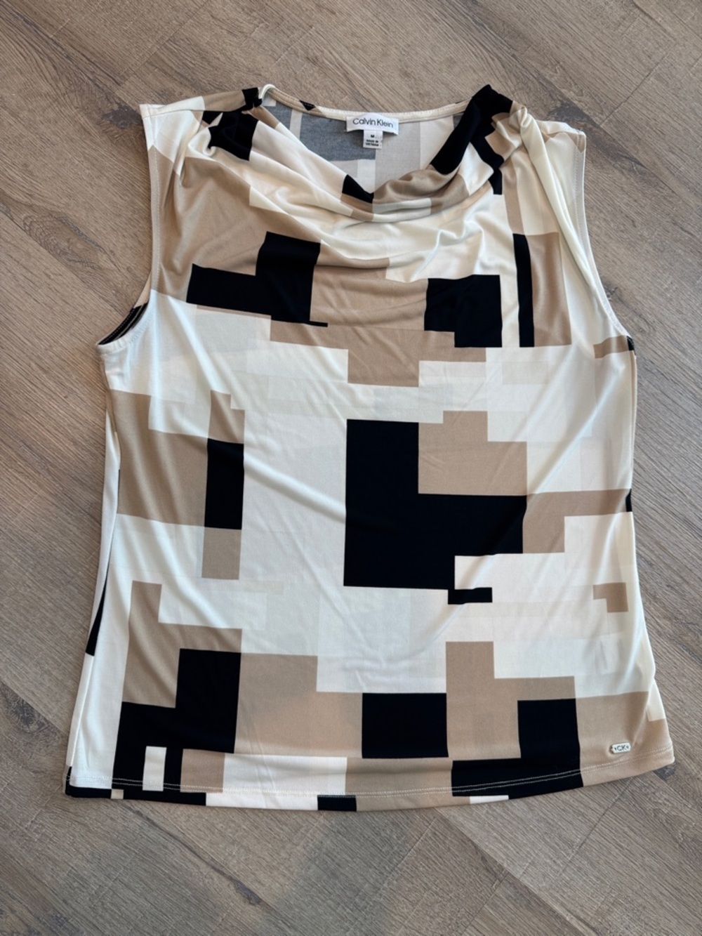 CK Geometric Print Top